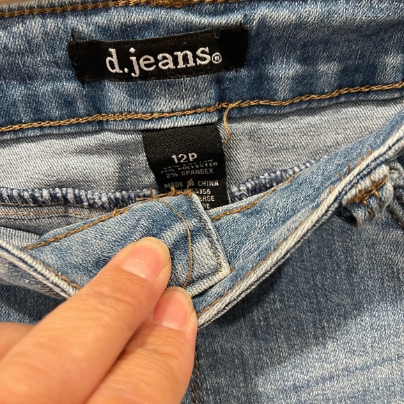 D. Jeans Skinny Jeans size 12 petite - Picture 3 of 3